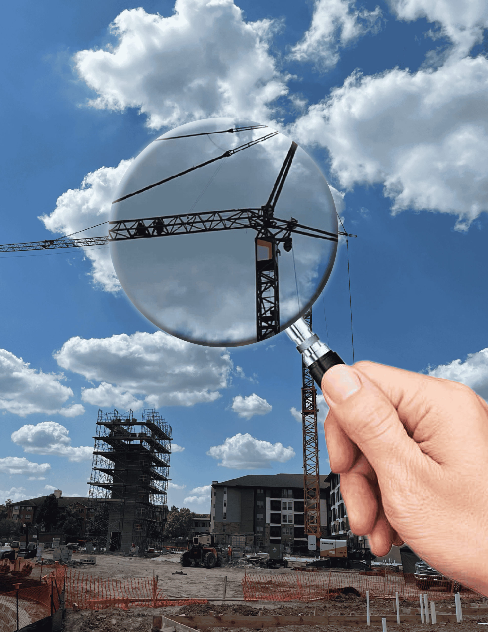 Self erecting tower crane