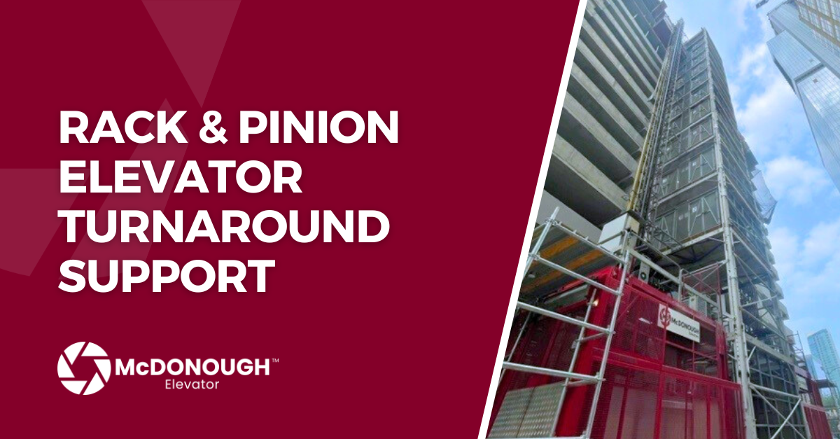 Rack & Pinion Elevator Turnaround Support Outage Support